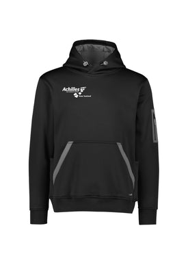 Achilles NZ - Unisex Water Resistant Hoodie Black