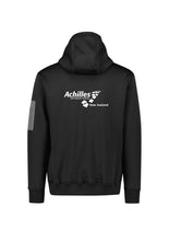 Load image into Gallery viewer, Achilles NZ - Unisex Water Resistant Hoodie Black
