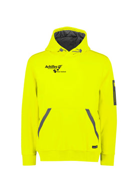 Achilles NZ - Unisex Water Resistant Hoodie Yellow