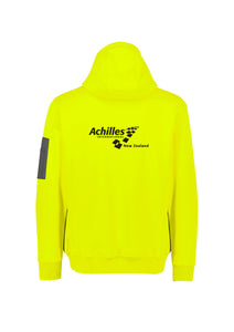 Achilles NZ - Unisex Water Resistant Hoodie Yellow