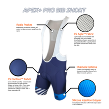 Load image into Gallery viewer, APEX+ Pro Bib Shorts