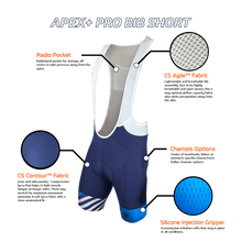 Load image into Gallery viewer, APEX+ Pro Bib Shorts