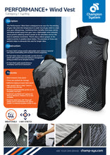 Load image into Gallery viewer, Performance+ Wind Vest